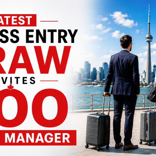 Latest Express Entry Draw Invites 500 Senior Managers With 392 CRS