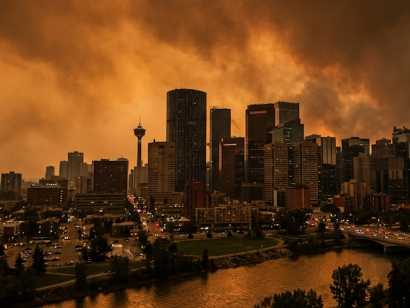 Canada Wildfires 2026 Haze Spreads as 800+ Fires Burn