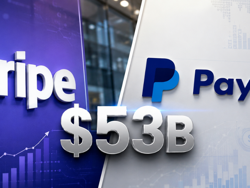 Stripe Advent PayPal Takeover: $53 Billion Bid Sends Stock Soaring
