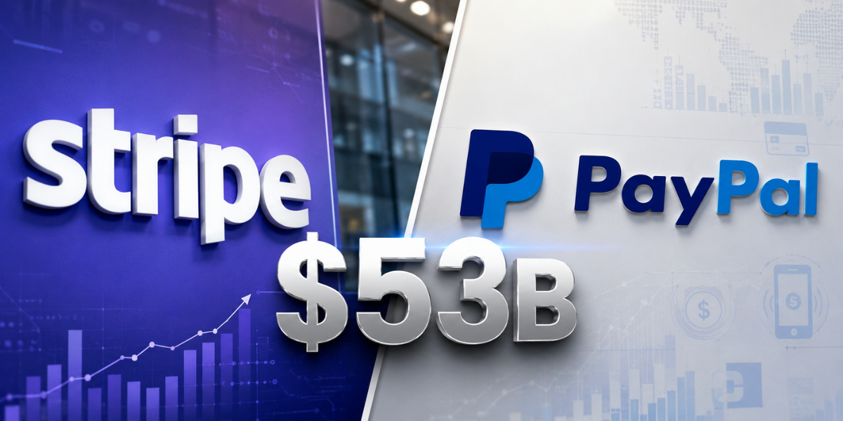 Stripe Advent PayPal takeover bid worth $53 billion for PayPal Holdings