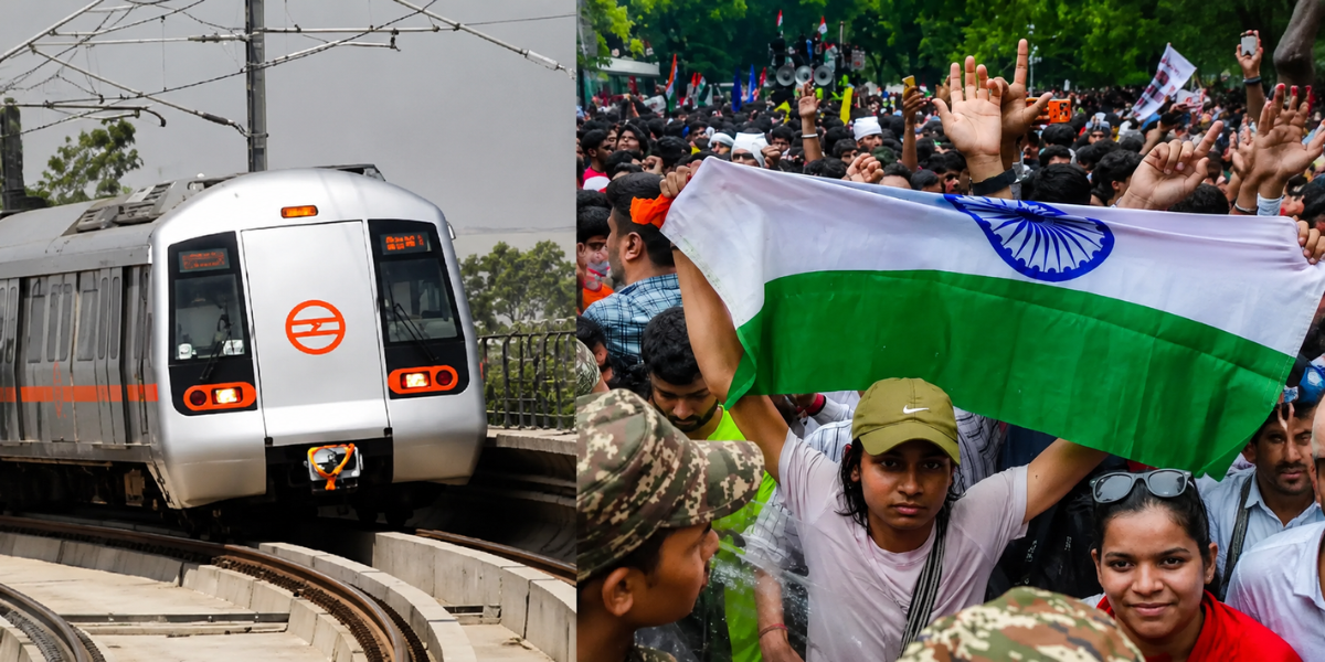 16 Delhi Metro stations shut amid Jantar Mantar protest