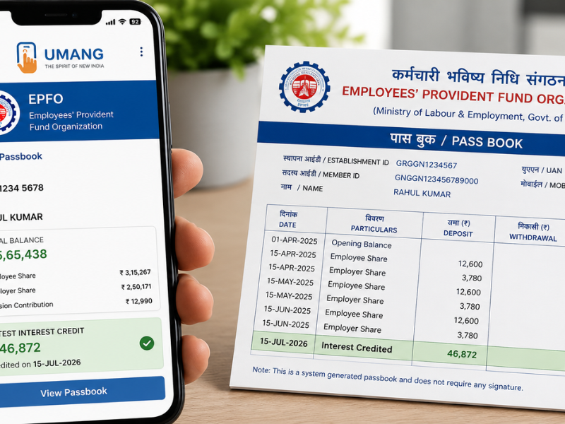 EPF Interest Credit: How to Check If 8.25% Has Been Added to Your PF Balance
