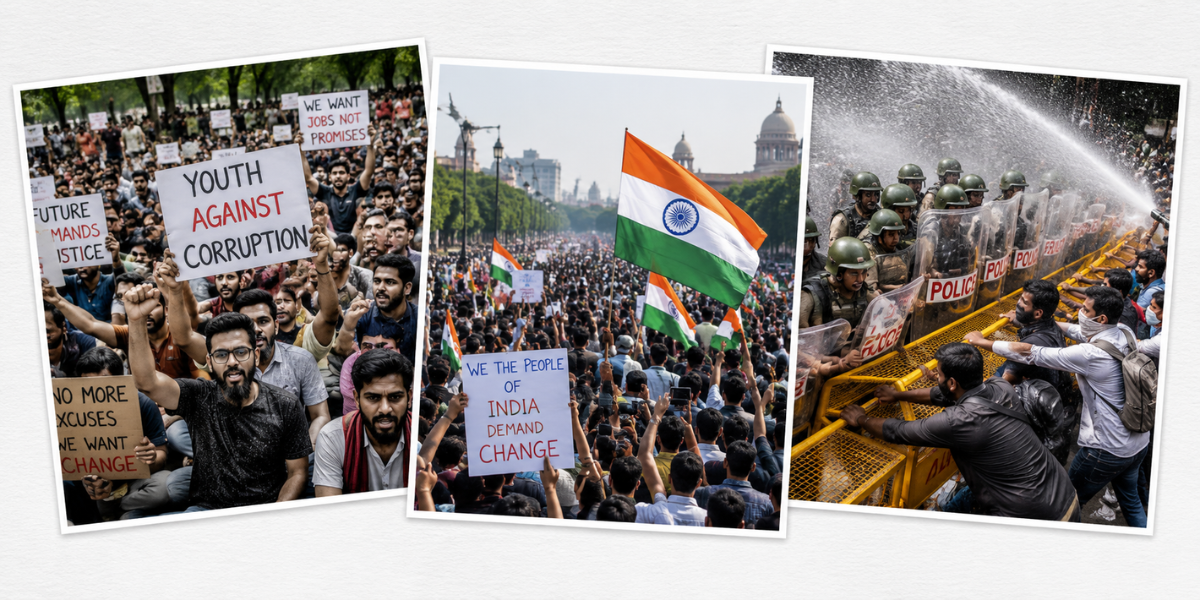 CJP Protest Challenges Modi Government as Youth Movement Grows 1 CJP protest challenges Modi government demonstration