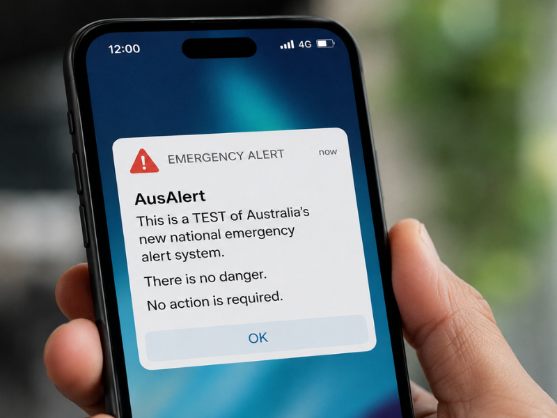 AusAlert National Emergency Alert Test Reaches Most Phones, Some Miss Warning