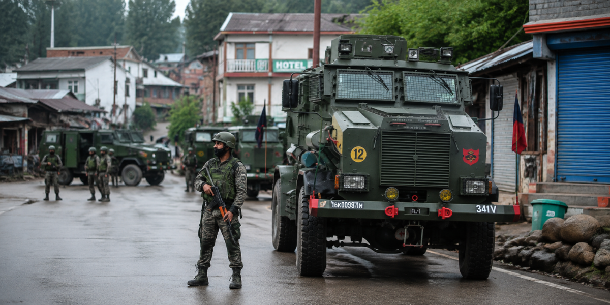 Kulgam Terror Attack: Death Toll Rises to Two 1 Kulgam terror attack site secured by Indian Army in south Kashmir
