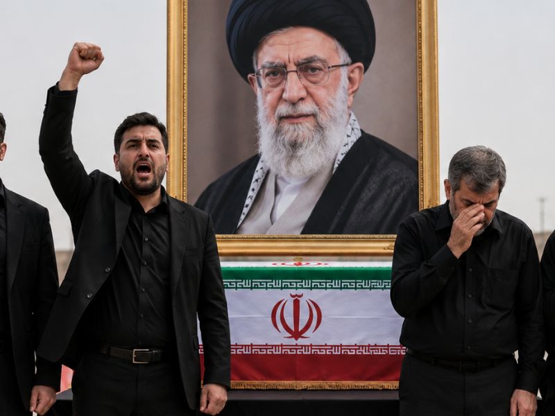 Iran’s Khamenei Funeral Draws Chants Calling for Trump’s Death