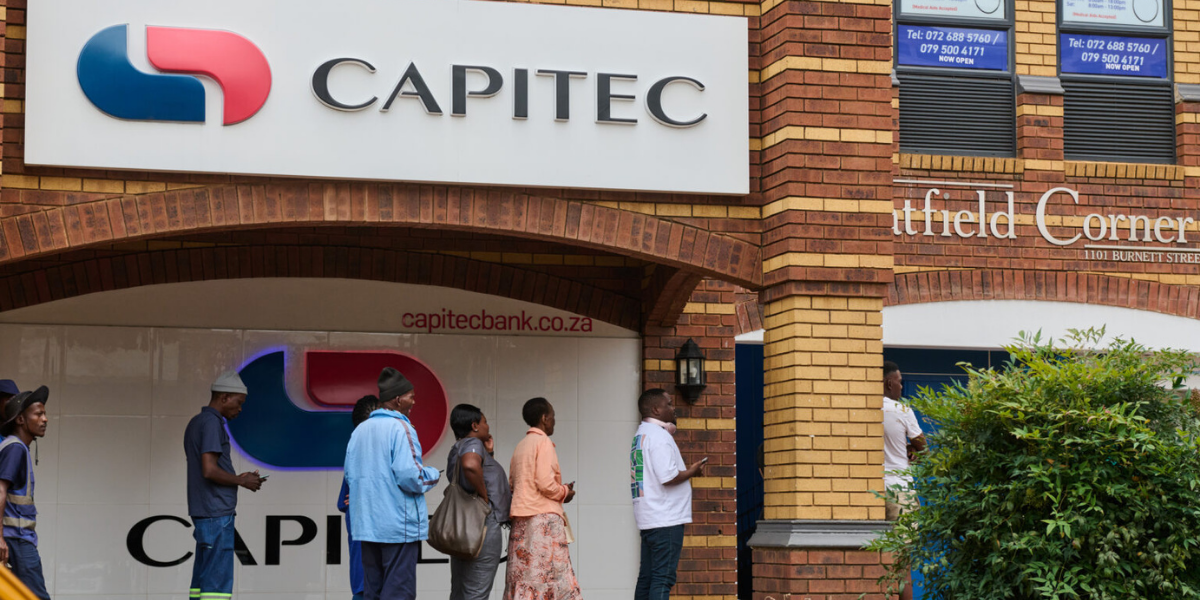 Capitec Sounds Alarm Over South Africa’s R50.4 Trillion Insurance Gap 1 Capitec insurance gap bank branch South Africa